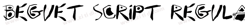 beguet script regula字体转换